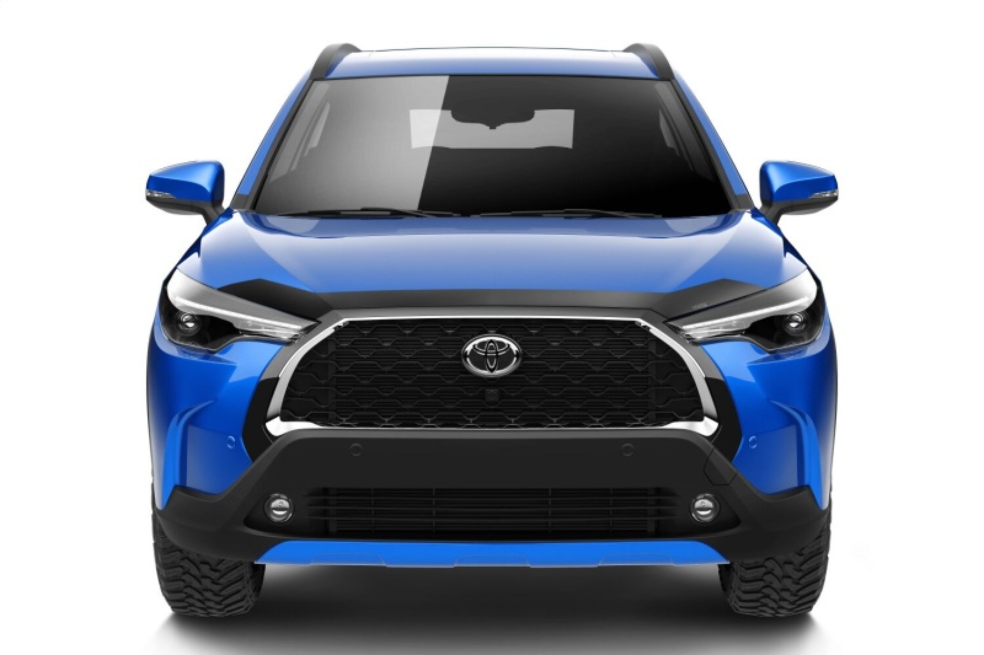 Picture of Husky Liners 22-25 Toyota Corolla Cross Aeroskin Hood Protector - Smoke