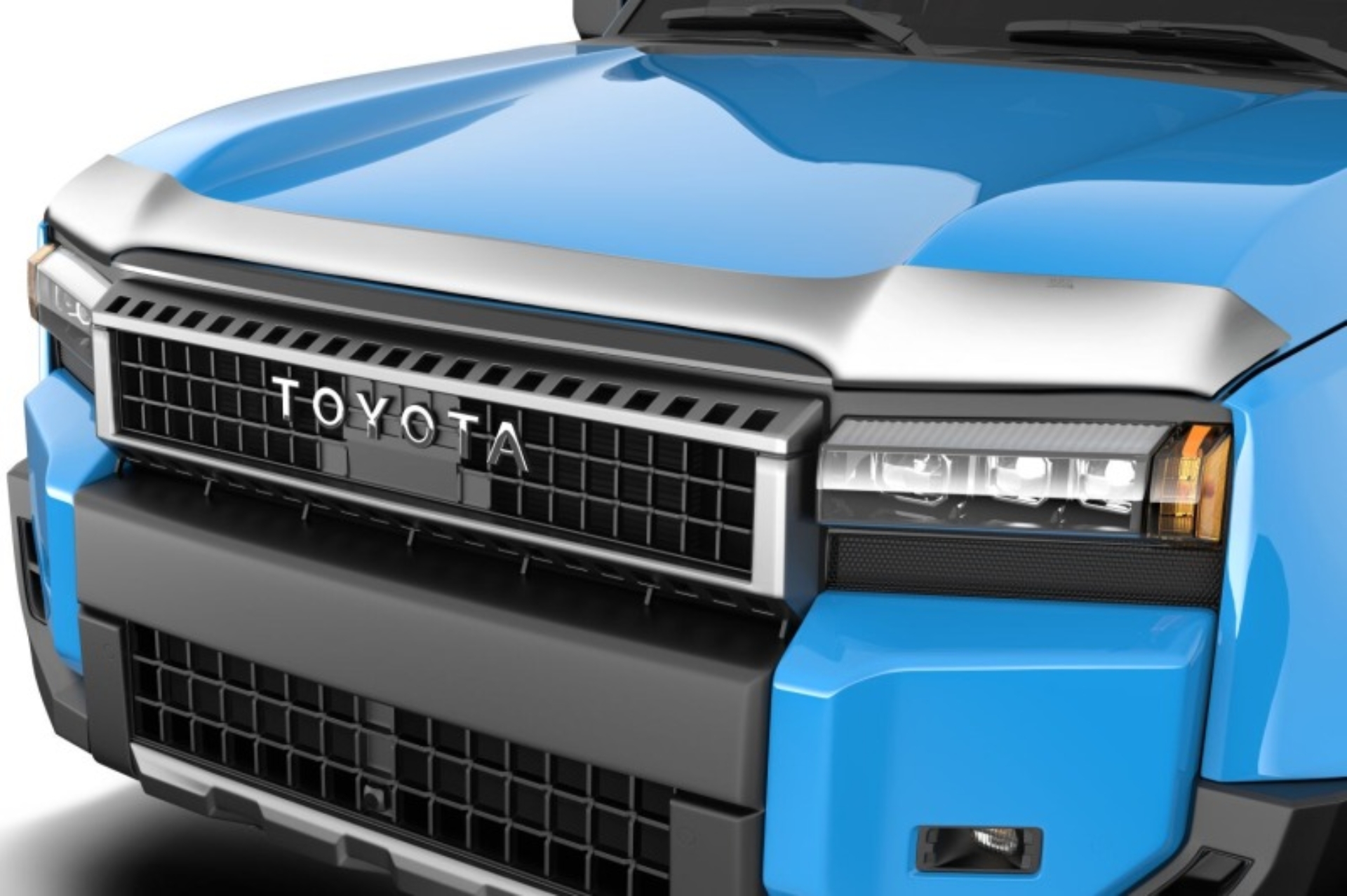 Picture of Husky Liners 24-25 Toyota Land Cruiser Aeroskin Hood Protector - Chrome
