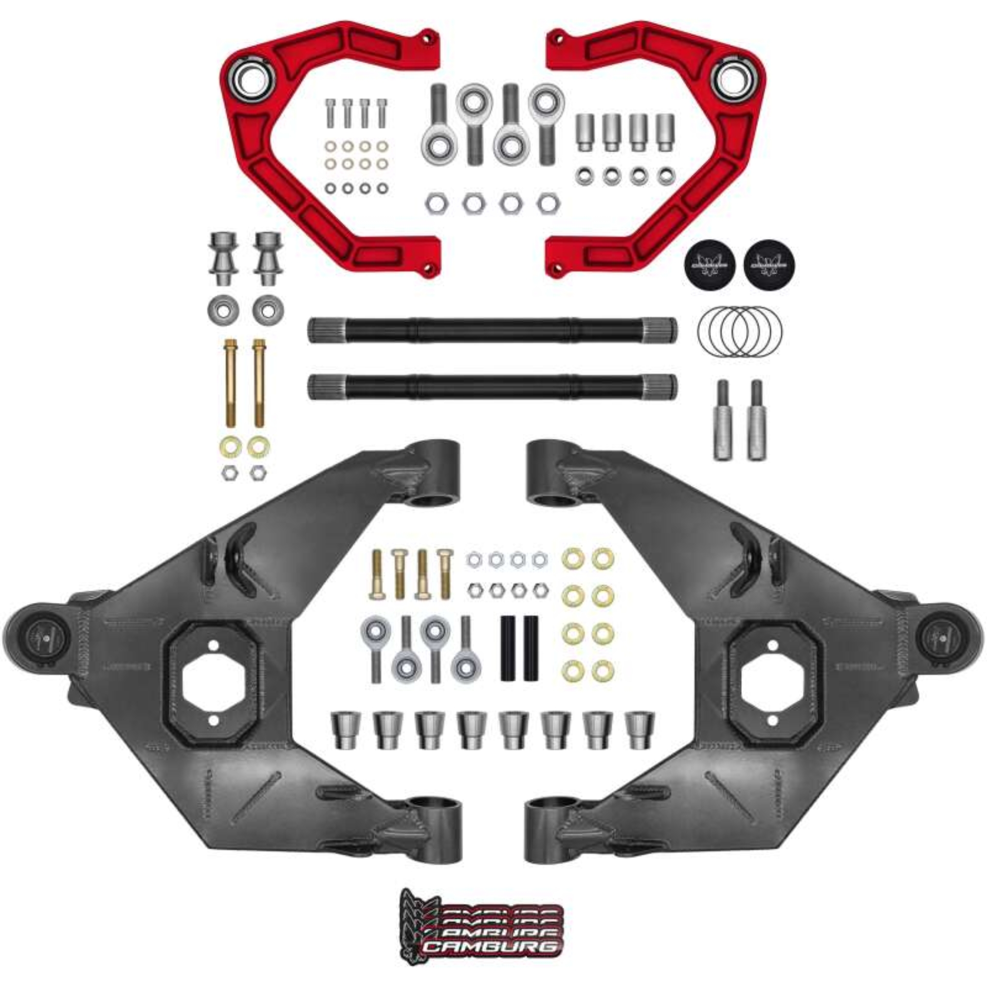 Picture of CAM-110243-K-RED - KINETIK Trail Series Long Travel Kit