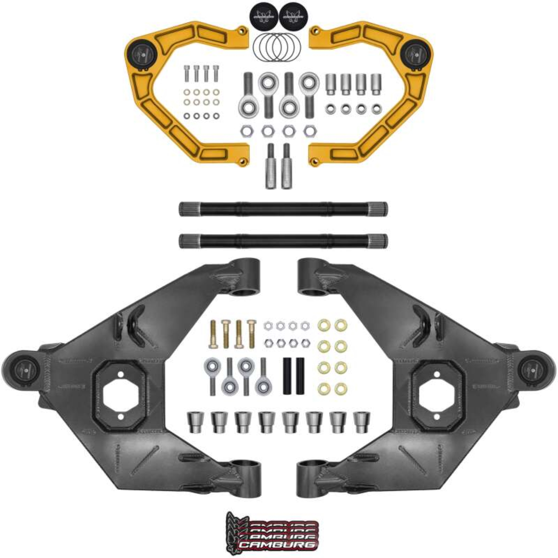 Picture of CAM-110243-KX-GLD - KINETIK X-Joint XL Trail Series Long Travel Kit