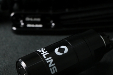 Picture of Ohlins 14-26 Harley FL Touring STX 36 Twin Blackline 12in Blk Reservoir Shocks - Heavy Duty Springs