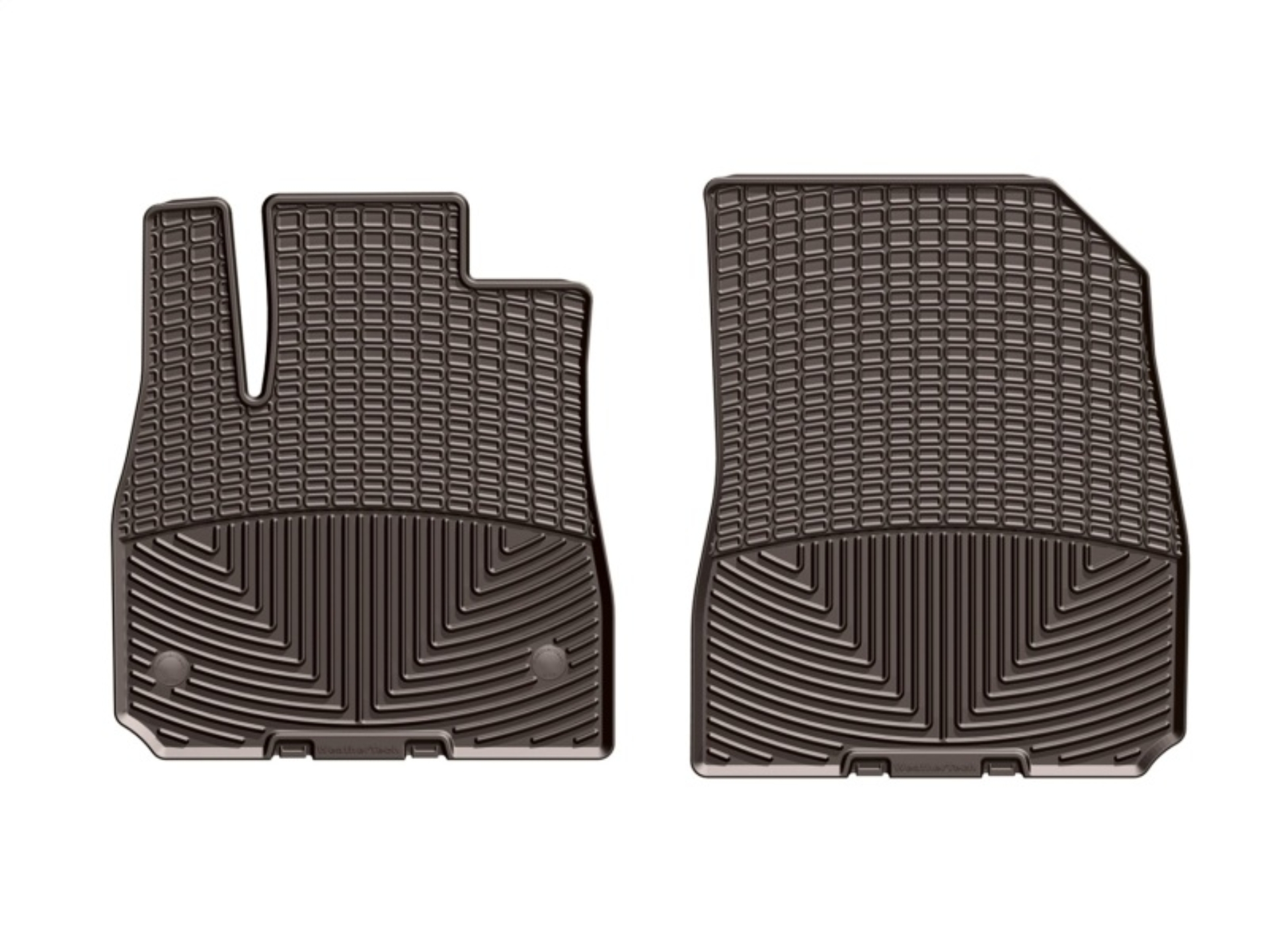 Picture of WeatherTech 2016+ Chevy Malibu Front Rubber Mats - Cocoa