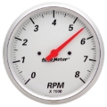 Picture of Autometer Arctic White 2-1/6in 12 Hour Analog Clock Gauge