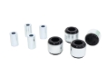 Picture of Whiteline 21-25 Ford Mustang Mach-E Rear Lower Trailing Arm Inner & Outer Bushing Kit