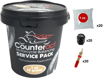 Picture of Counteract Motorcycle Balance Beads Shop Service Bucket: 20 packs - 1oz bags