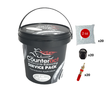 Picture of Counteract Motorcycle Balance Beads Shop Service Bucket: 20 packs - 2oz bags