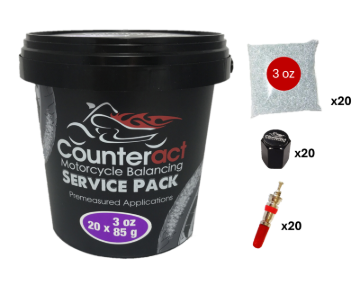 Picture of Counteract Motorcycle Balance Beads Shop Service Bucket: 20 packs - 3oz bags