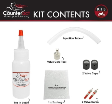 Picture of Counteract Motorcycle Balancing Bead DIY Kit: (1) 1oz Bag / (1) 2oz Bag