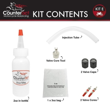 Picture of Counteract Motorcycle Balancing Bead DIY Kit: (1) 2oz Bag / (1) 3oz Bag