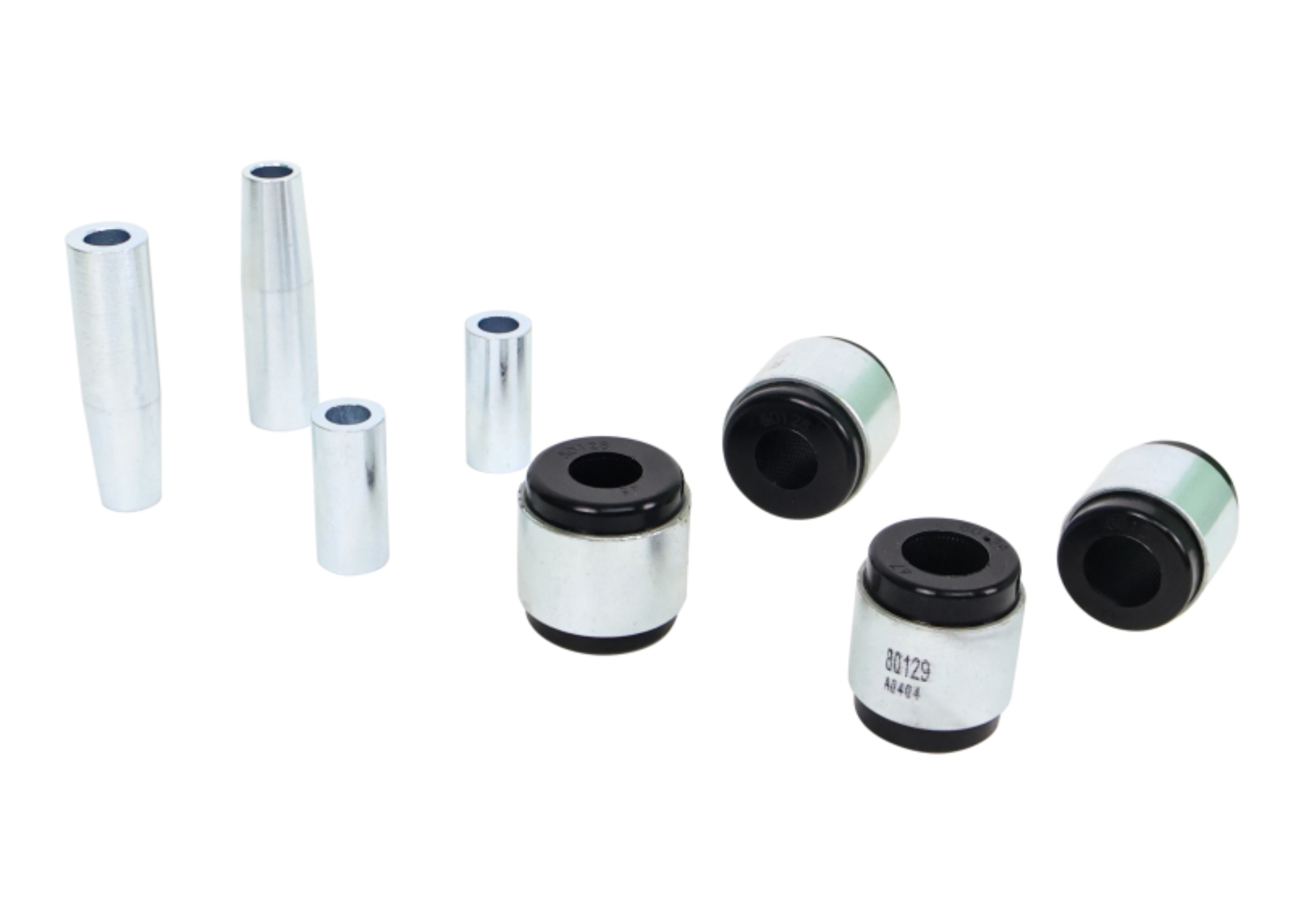 Picture of Whiteline 21-25 Ford Mustang Mach-E Rear Toe Control Arm Inner & Outer Bushing Kit