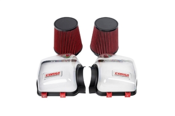 Picture of Corsa 24-25 Ford Mustang GT 5.0L Clear Lids & Dry Filters