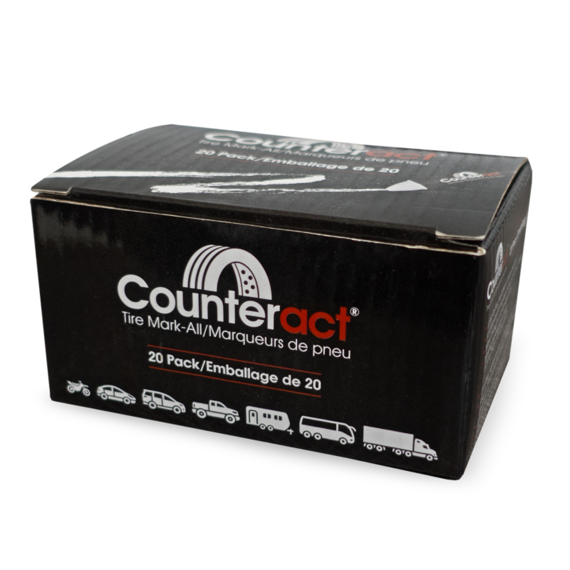 Picture of Counteract Mark-All Tire Crayon - White - 20 Pack