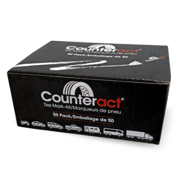 Picture of Counteract Professional Grade Mark-All Tire Crayon - White - 50 Pack