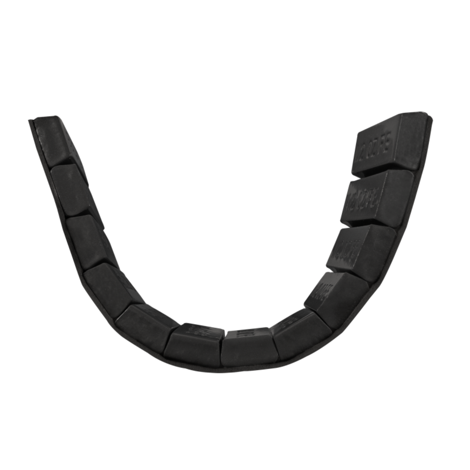 Picture of Counteract 1/2oz Trapzeium Steel Adhesive Wheel Weights Roll - Black - 300pcs - .5oz (150oz)