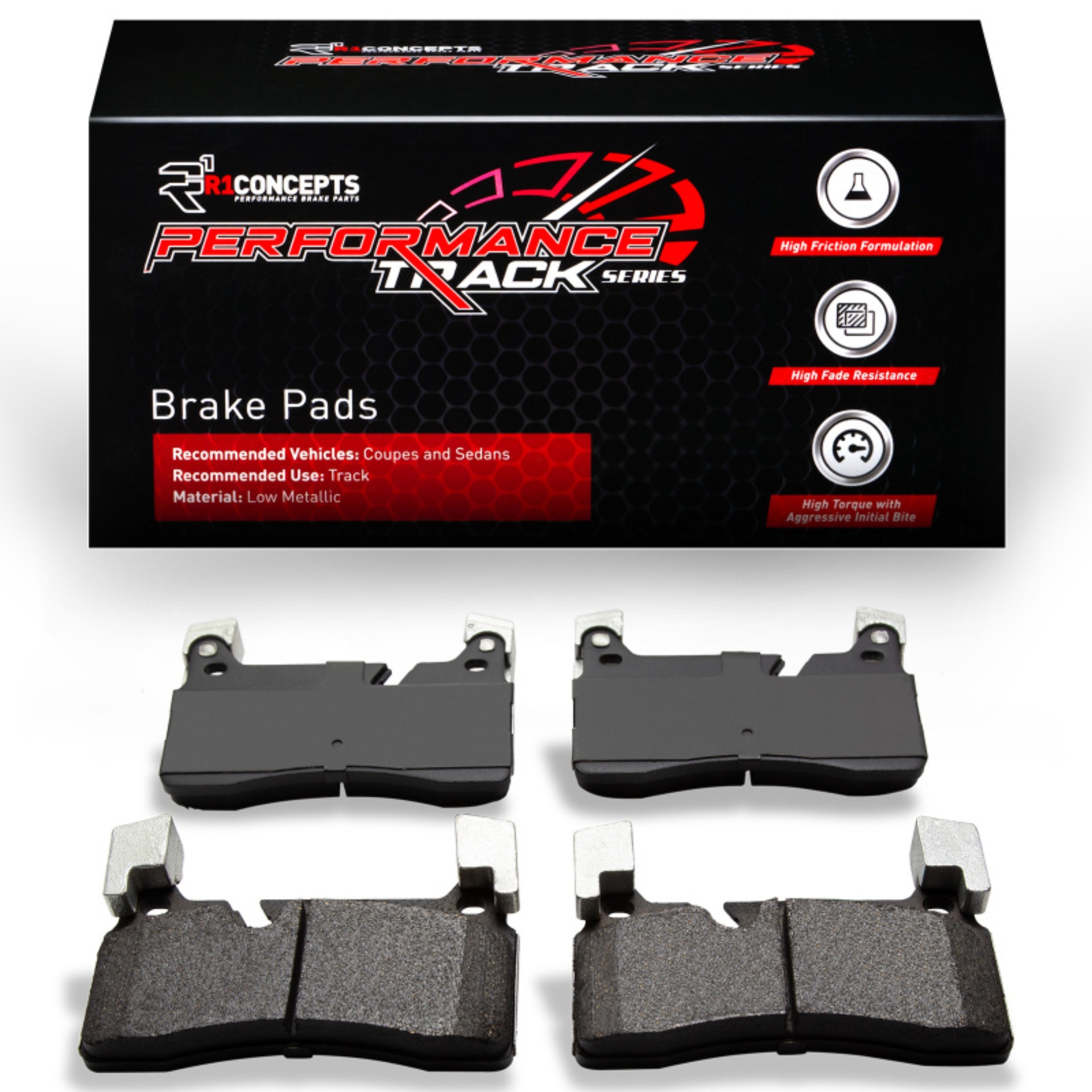 Picture of R1 Concepts RNC Track/Street Brake Pads - 2000-1607-00