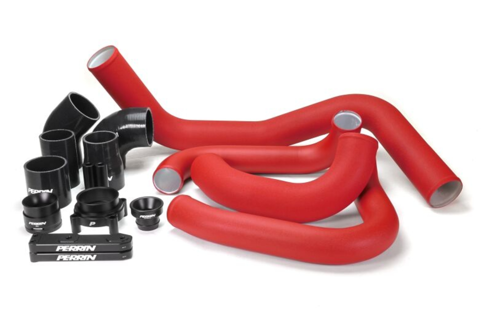 Picture of PERRIN 22-26 Subaru WRX Front Mount Intercooler Boost Tube Kit - Red