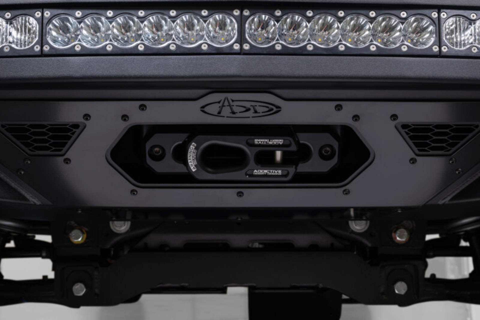 Picture of Addictive Desert Designs 22-25 GMC Sierra 1500 Stealth Fighter Winch Kit