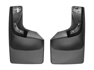 Picture of WeatherTech 17+ Ford F-250/350/450/550 (W/O Flares/Lip Molding) No Drill Mudflaps - Black