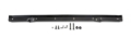 Picture of Bestop 20-26 Jeep Gladiator / 18-26 Wrangler JL Windshield Channel (1-Piece No-Drill Header Design)