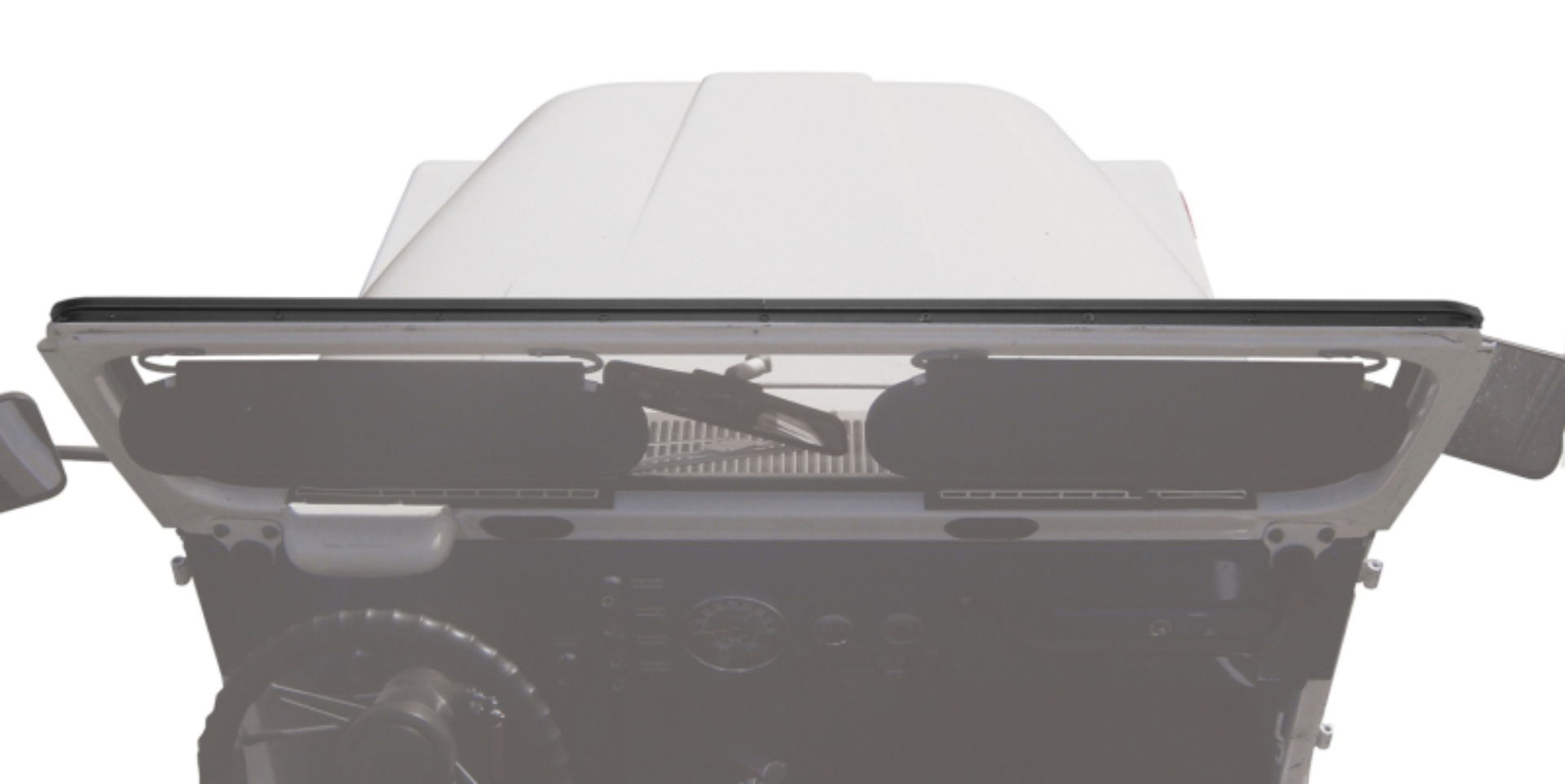 Picture of Bestop 72-80 Scout Ii Windshield Channel (2-Piece Drill-In Design)