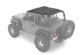 Picture of Bestop 18-23 Jeep Wrangler JL 2-Door Header Safari Bikini (Black Diamond)
