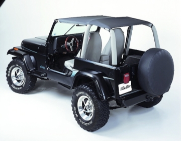 Picture of Bestop 92-95 Jeep Wrangler YJ Strapless Safari Bikini (Charcoal / Gray)
