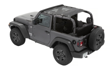 Picture of Bestop 18-26 Jeep Wrangler JL 2-Door Sun Safari Bikini (Mesh)
