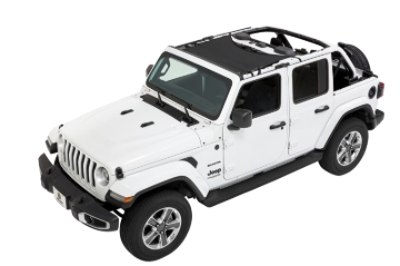 Picture of Bestop 20-26 Jeep Gladiator / 18-26 Wrangler JL Sun Targa Bikini (Mesh)