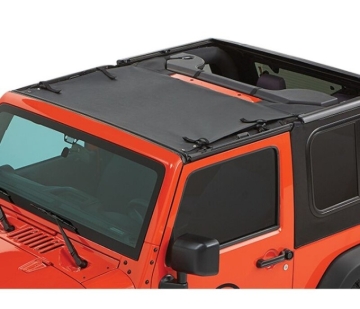 Picture of Bestop 07-18 Jeep Wrangler JK Sun Targa Bikini (Black Diamond)