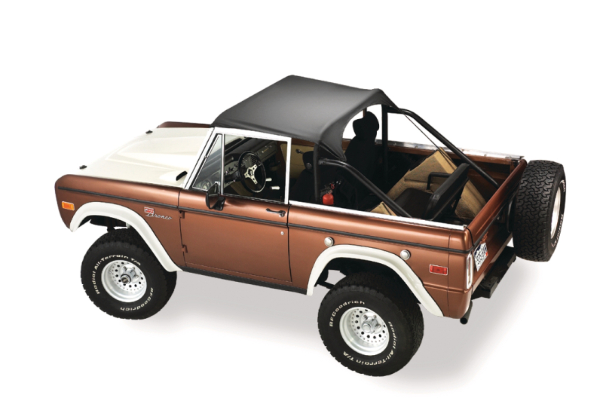 Picture of Bestop 66-77 Bronco Traditional Bikini (Black Crush)