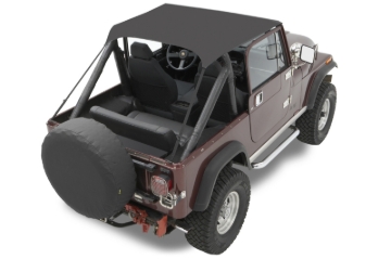 Picture of Bestop 55-75 Jeep Cj5 / 51-62 M38A1 Traditional Bikini (Black Crush)