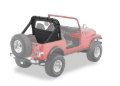 Picture of Bestop Jeep 80-83 Cj5 / 80-86 Cj7 / 87-95 Wrangler YJ Windjammer (Black Denim)