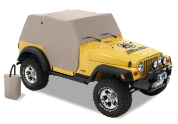 Picture of Bestop 97-06 Jeep Wrangler TJ Exc. Unlimited All Weather Trail Cover (Charcoal / Gray)