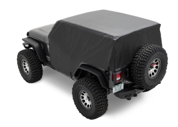 Picture of Bestop 07-18 Jeep Wrangler JK / 18-26 JL 2-Door All Weather Trail Cover (Black)