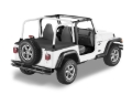 Picture of Bestop 04-06 Jeep Wrangler TJ Unlimited Duster Deck Cover (Black Diamond)