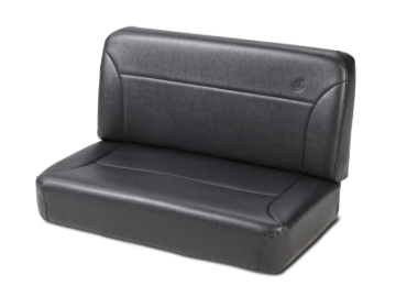 Picture of Bestop Back Seat - 55-83 Jeep Cj5 Rear Trailmax II Fixed (All Vinyl Black Crush)