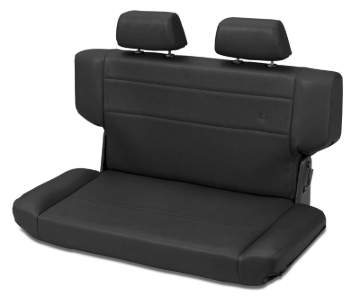 Picture of Bestop N-Tumble Seat - 97-06 Jeep Wrangler TJ Rear Trailmax Ii Fold (All Vinyl Black Denim)