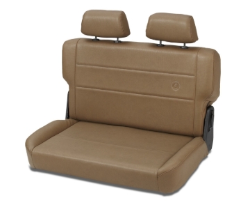 Picture of Bestop N-Tumble Seat - 55-83 Jeep Cj5 Rear Trailmax Fold (All Vinyl Spice)