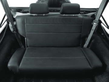 Picture of Bestop N-Tumble Seat - 55-83 Jeep Cj5 Fold (All Vinyl Black Crush)