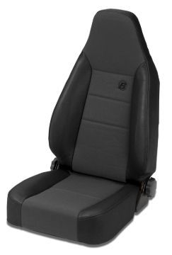 Picture of Bestop 76-86 Jeep Cj7 Front Trailmax II Sport Seat (Center Fabric Insert Black Denim)