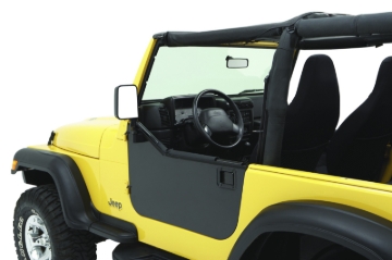 Picture of Bestop 76-86 Jeep Cj7 / 87-95 Wrangler YJ / 97-06 Wrangler TJ Element Panels (Black)