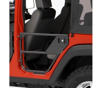 Picture of Bestop 07-18 Jeep Wrangler JK 4-Door Element Doors (Rear Doors Matte Black)