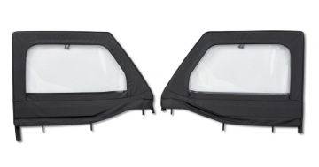 Picture of Bestop 20-26 Jeep Gladiator / 18-26 Wrangler JL Element Upper Doors (Front Black Diamond)