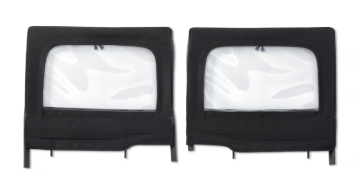 Picture of Bestop 20-26 Jeep Gladiator / 18-26 Wrangler JL 4-Door Element Upper Doors (Rear Black Twill)