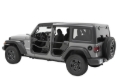 Picture of Bestop 20-26 Jeep Gladiator / 18-26 Wrangler JL Element Doors (Front Matte Black)