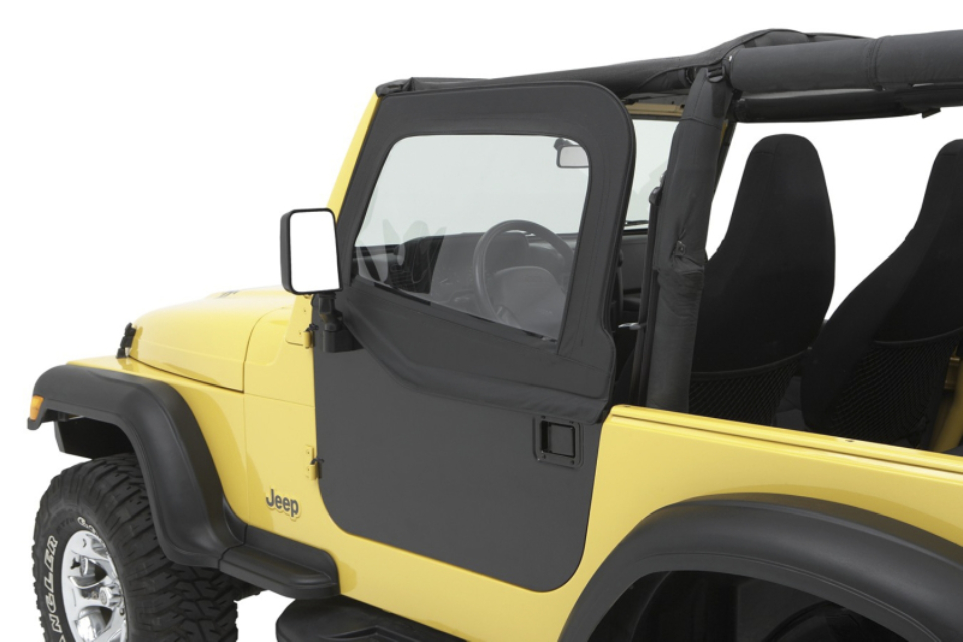 Picture of Bestop 80-86 Jeep Cj7 / 87-95 Wrangler YJ Element Upper Doors (Black Denim)