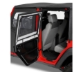 Picture of Bestop 07-18 Jeep Wrangler JK 4-Door Element Upper Doors (Rear Doors Black Twill)