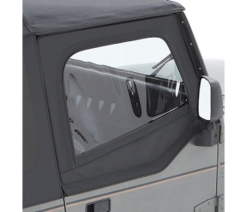 Picture of Bestop 88-95 Jeep Wrangler YJ Fabric Door Skins (Black Denim)