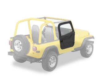 Picture of Bestop 80-86 Jeep Cj7 / 87-95 Wrangler YJ Full Fabric Doors (Black Denim)