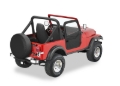Picture of Bestop 76-86 Jeep Cj7 Full Fabric Doors (Black Denim)